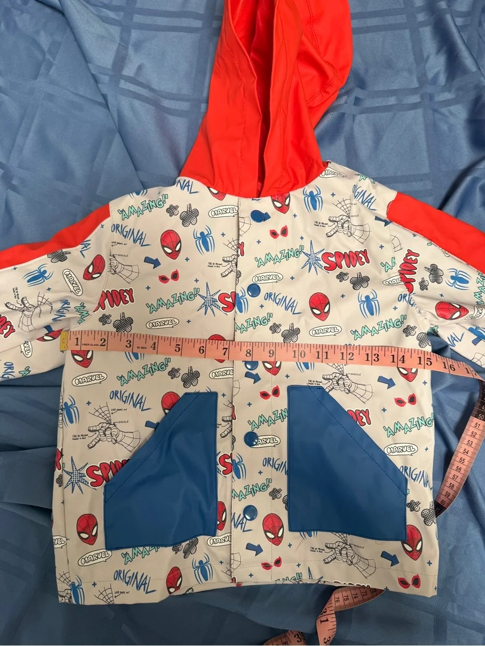 Disney Marvel Spidey and his Amazing Friends rain jacket for kids